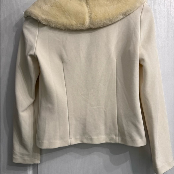 Joseph Ribkoff Cream Teddy Jacket - Picture 4 of 6